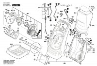 Bosch 3 600 H53 671 AXT RAPID 2200 Chopper 230 V / GB Spare Parts AXTRAPID2200